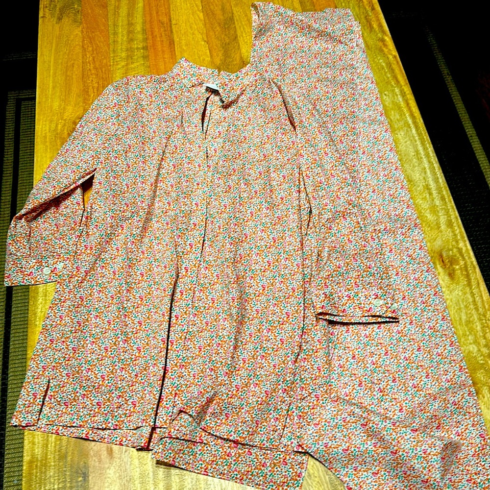 Danielle Rollins blouse with cloth belt